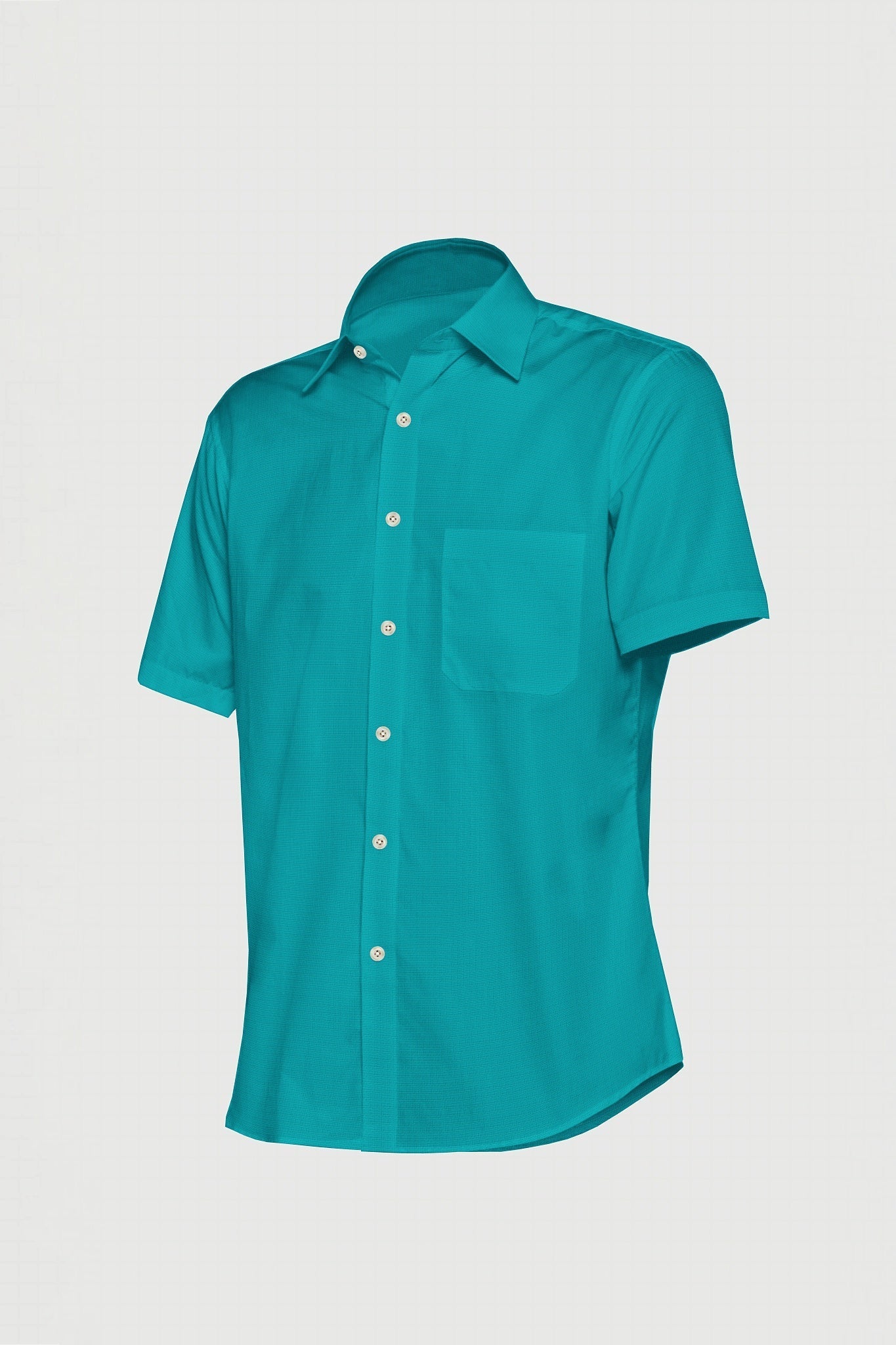 American Robin Cyan Blue Cotton Linen Shirt - Plus Size Shirts for Men Online in Hyderabad India