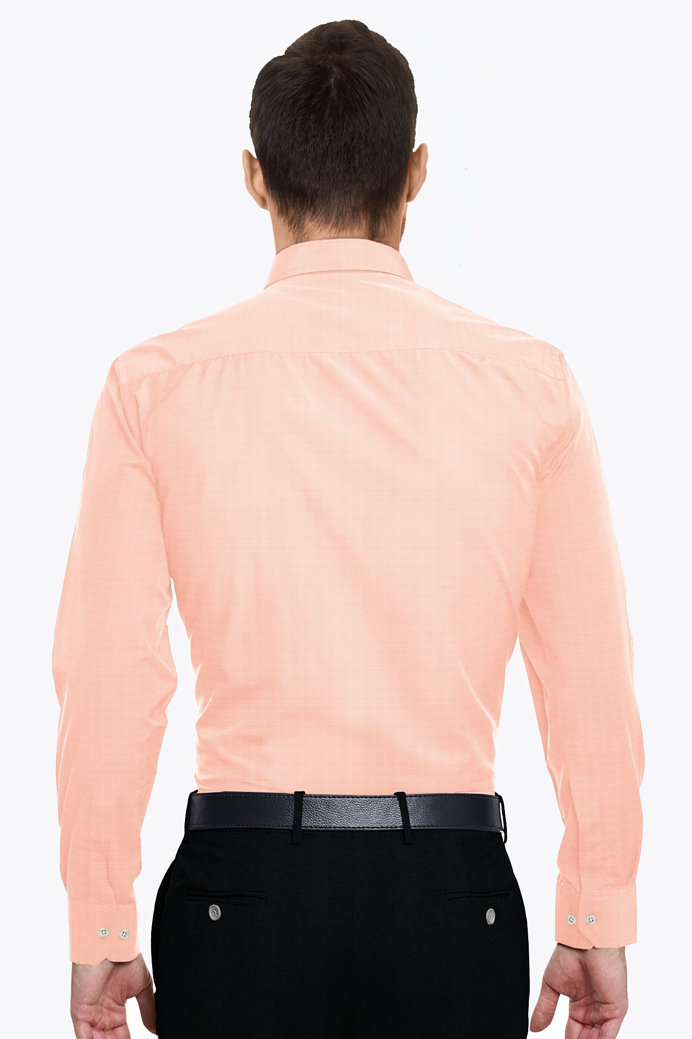 Lemonade Pink Men's Cotton Linen Shirt