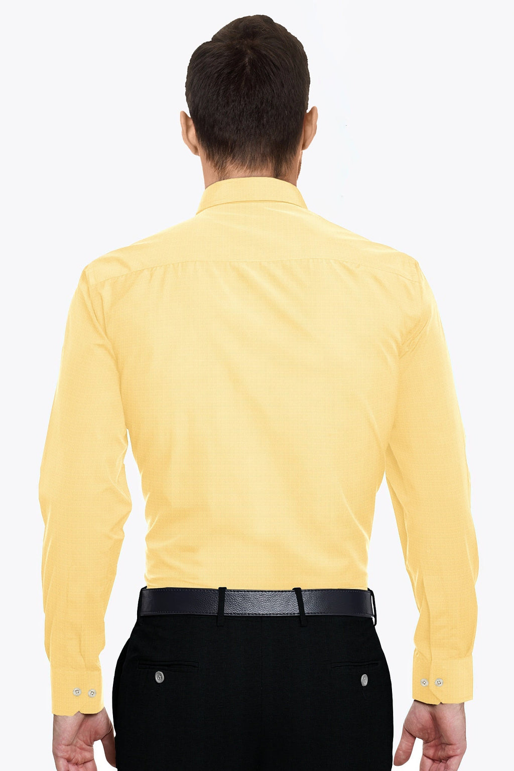 Dandelion Yellow Cotton Linen Shirt - Linen Shirt for Men in Delhi