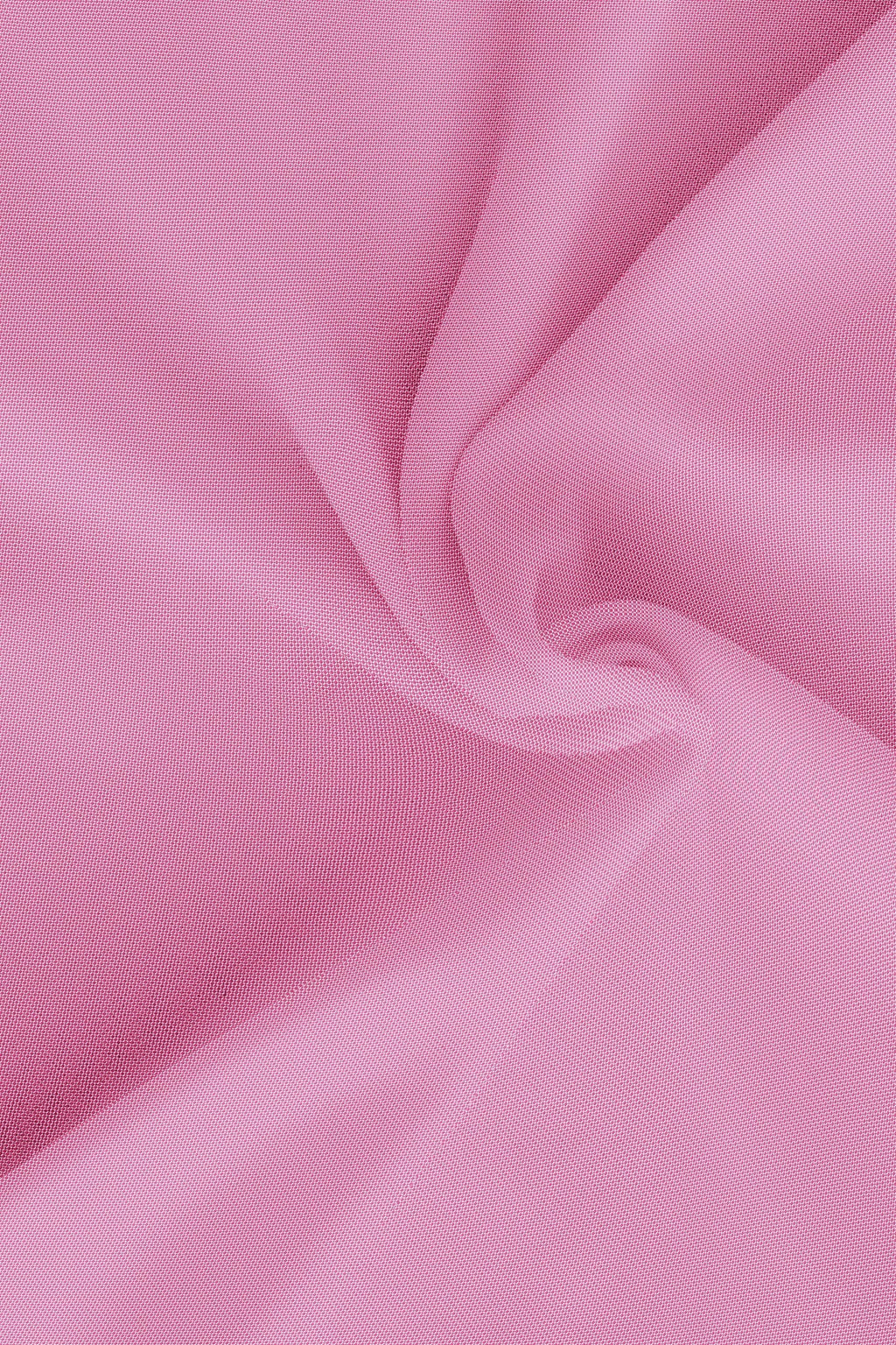 French Pink and White Dobby Textured Cotton Shirt
