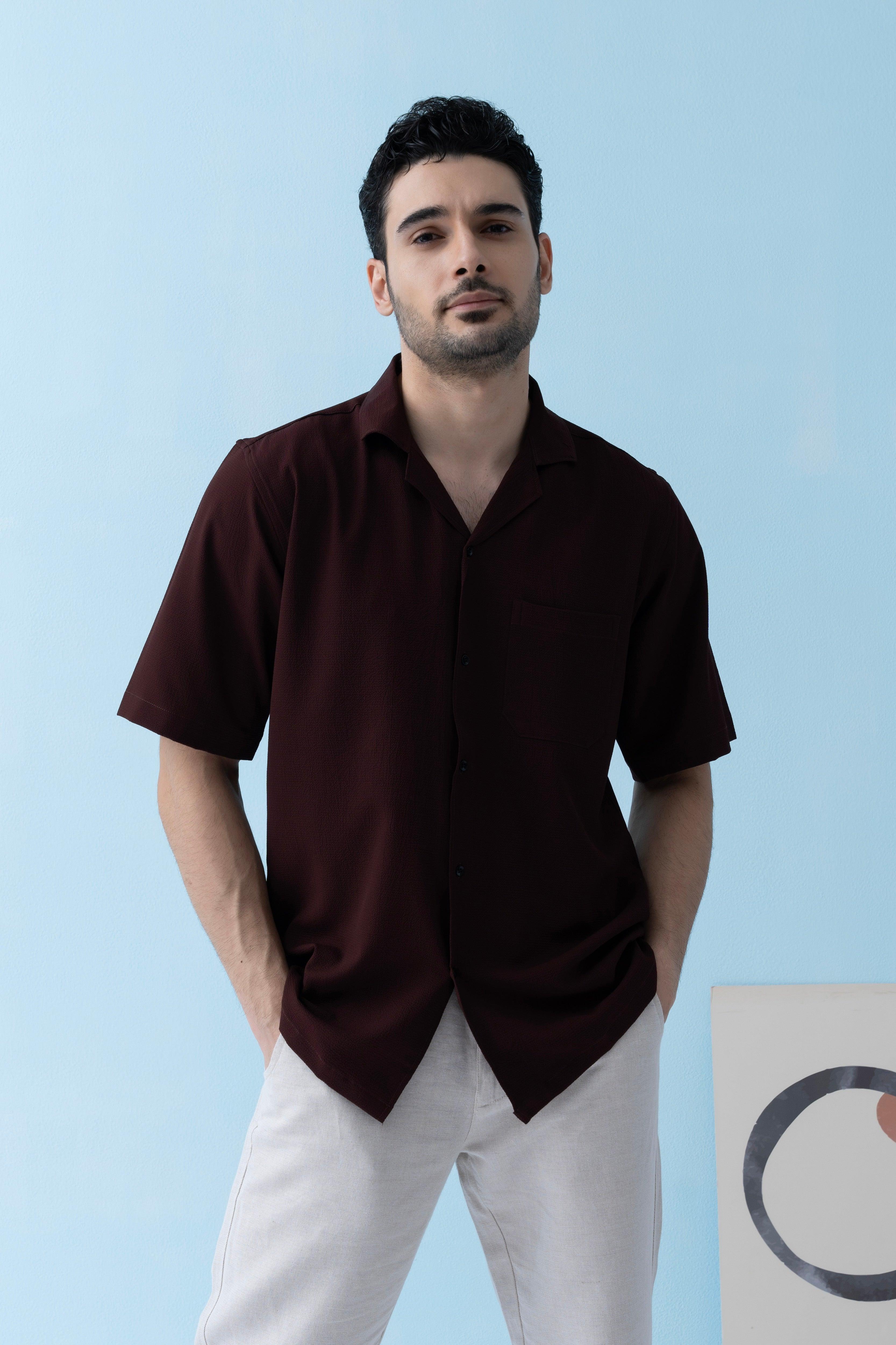 Ripple Cuban Collar Shirt