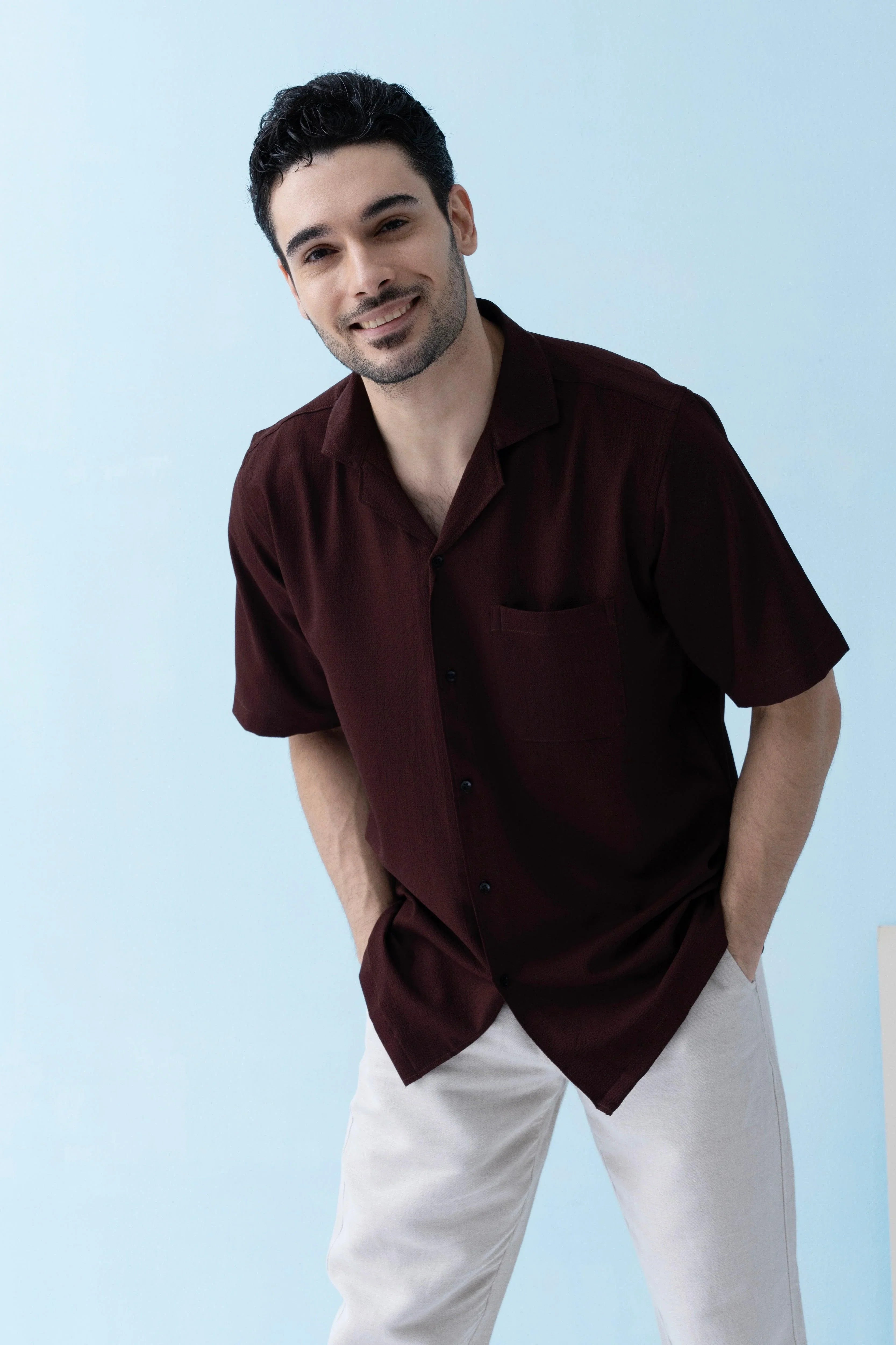 Ripple Cuban Collar Shirt