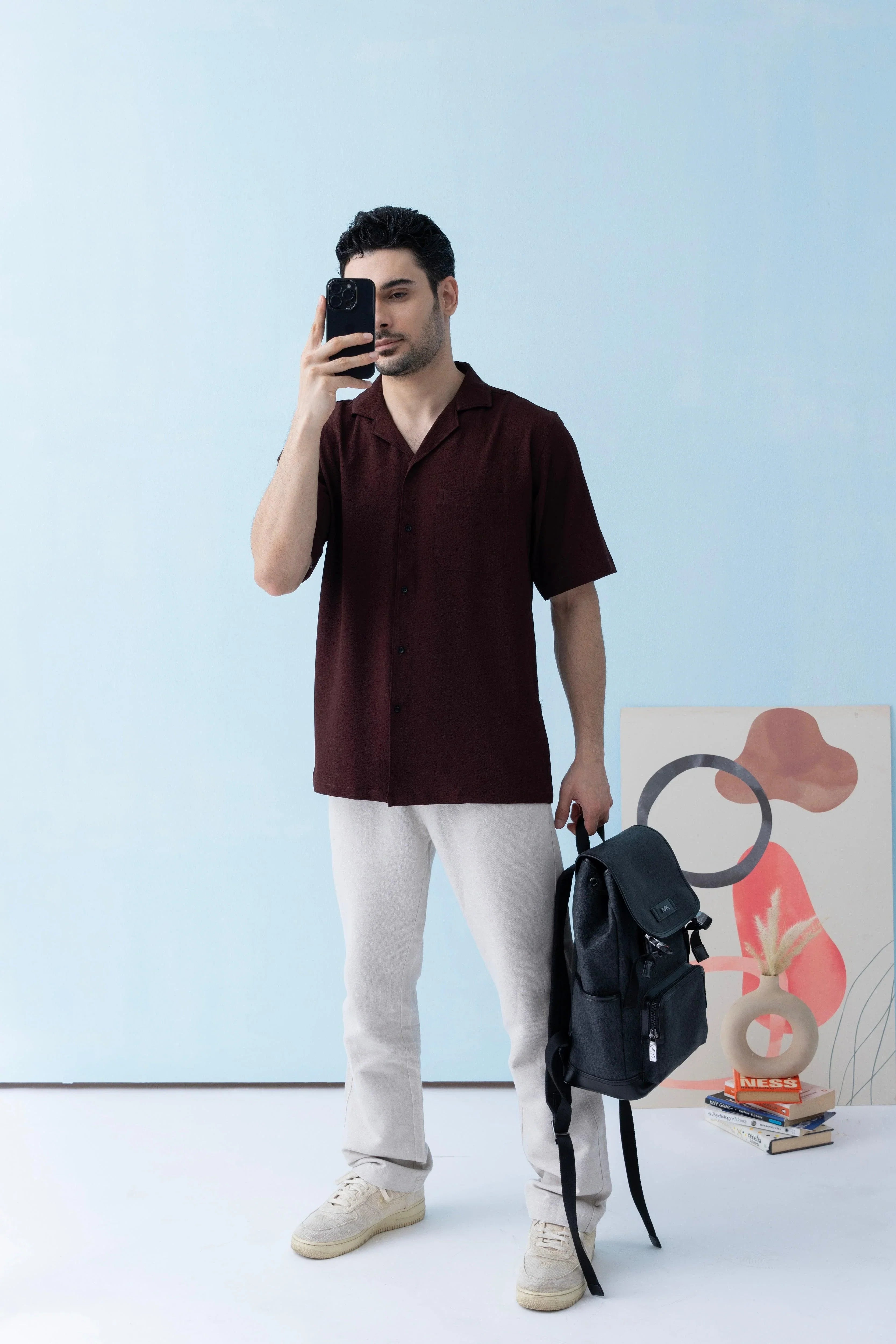 Ripple Cuban Collar Shirt