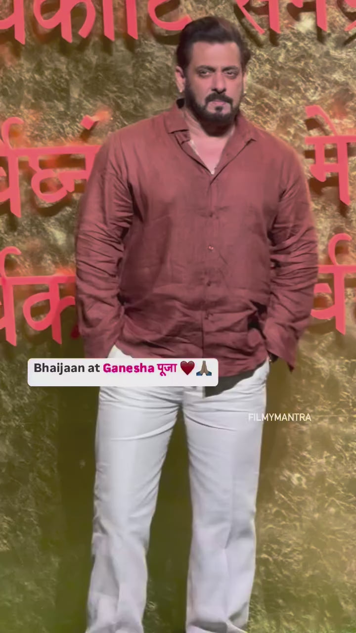 SALMAN KHAN OUTFIT FULL PAIR 100% PURE EUROPEAN LINEN SHIRT